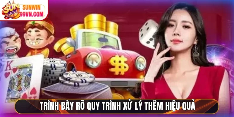 Trình bày rõ quy trình xử lý thêm hiệu quả
